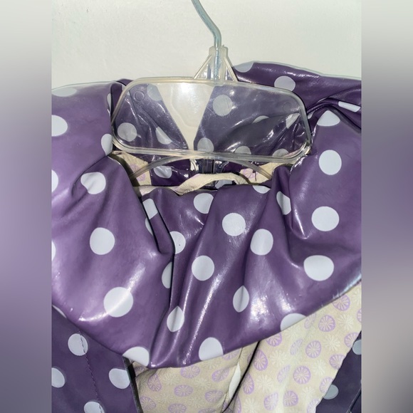 Du Pareil Au Meme Toddler Polka Purple Raincoat Size 4 - Picture 9 of 9